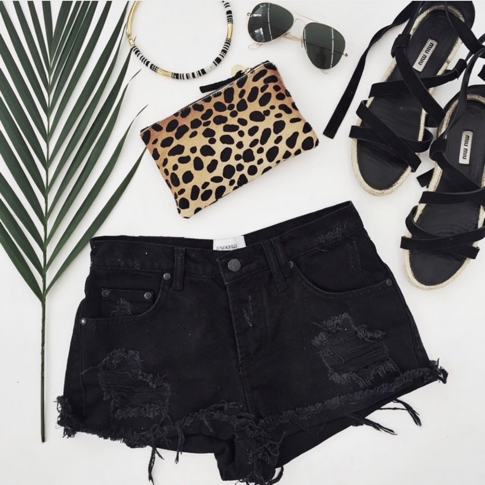 Sincerely Jules Riley Cutoff Denim Shorts